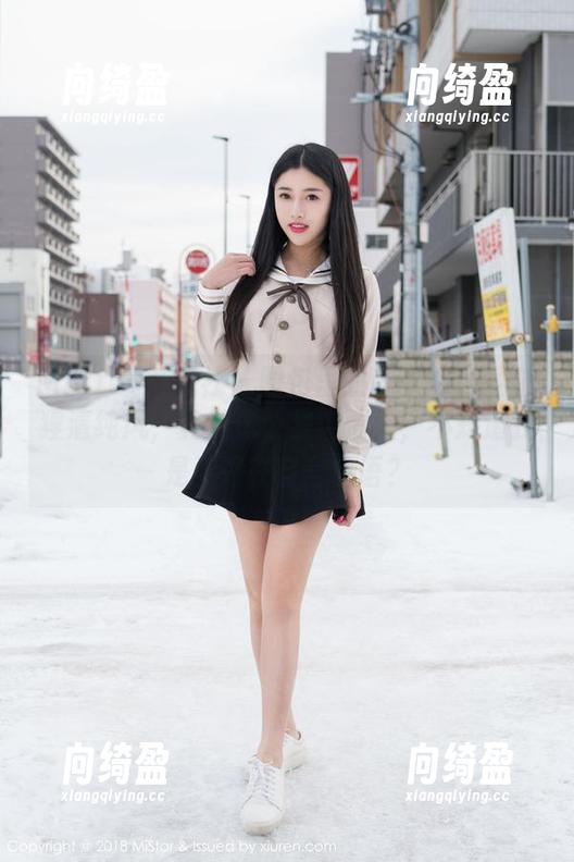 MiStar魅妍社-FoxYini孟狐狸 MiStar魅妍社 - 图包里的FoxYini孟狐狸清纯风,竟然像个梦中情人,不知道我是不是在自言自语?