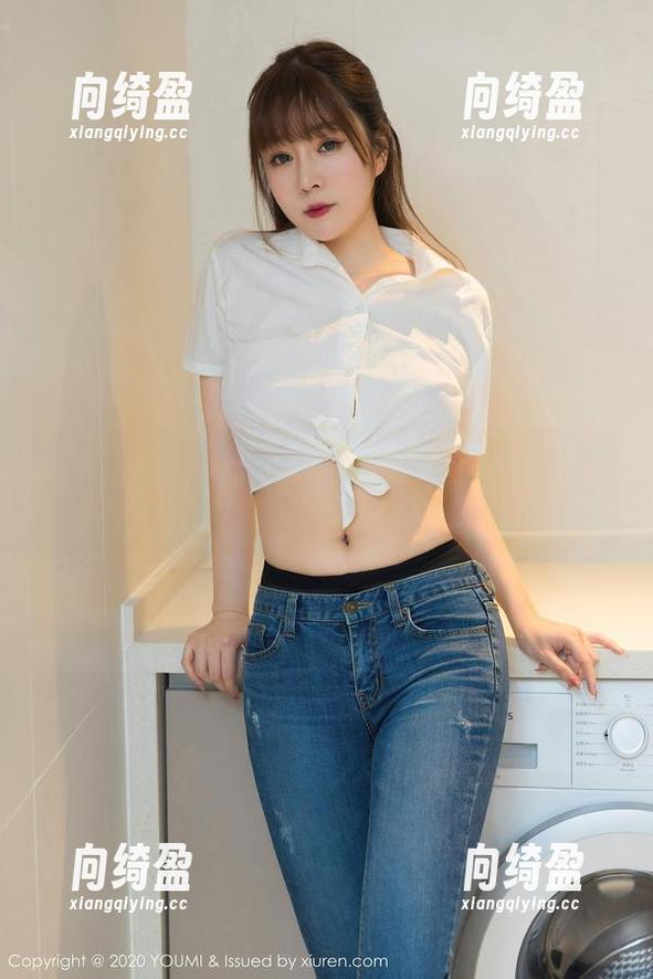 YouMi尤蜜荟-筱慧cindy YouMi尤蜜荟 - 突然觉得棉袜也能当模特,原图中的筱慧cindy真有一套!